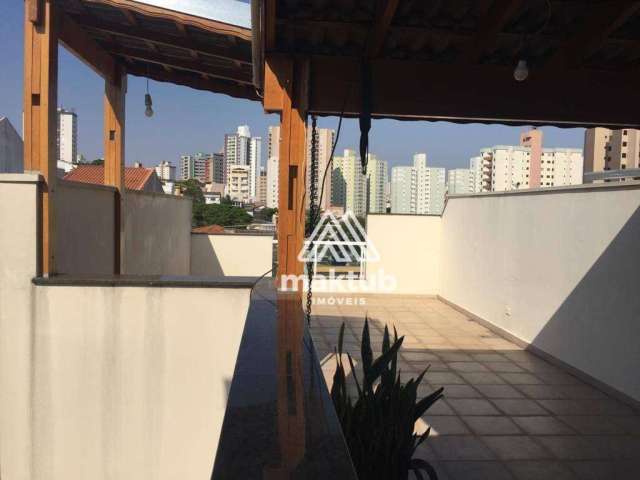 Cobertura à venda, 156 m² por R$ 480.000,00 - Vila Valparaíso - Santo André/SP