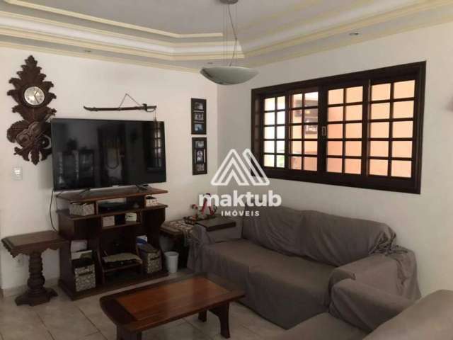 Casa com 3 dormitórios à venda por R$ 650.000,00 - Vila Tibiriçá - Santo André/SP