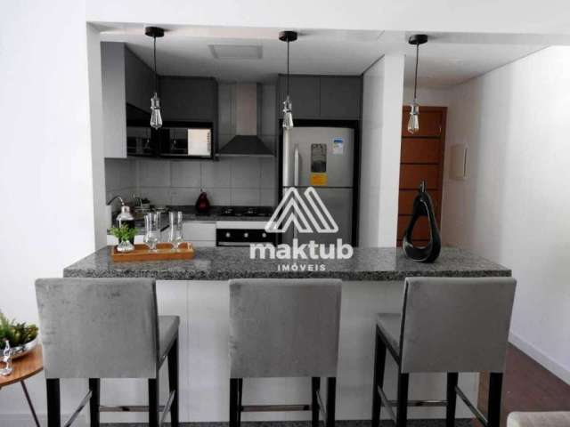 Apartamento com 3 dormitórios à venda, 82 m² por R$ 755.535,00 - Jardim - Santo André/SP