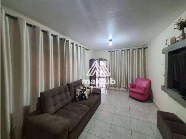 Sobrado com 3 dormitórios à venda, 189 m² por R$ 477.000,00 - Vila Linda - Santo André/SP
