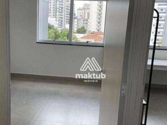 Sala para alugar, 40 m² por R$ 2.187,00/mês - Vila Bastos - Santo André/SP