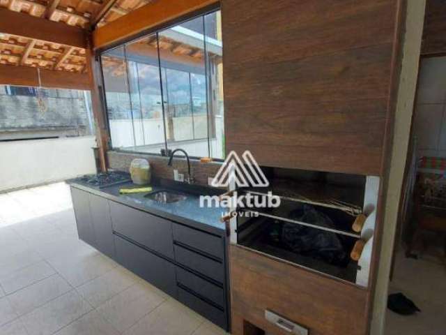 Cobertura com 2 dormitórios à venda, 94 m² por R$ 350.000,00 - Jardim Santo André - Santo André/SP