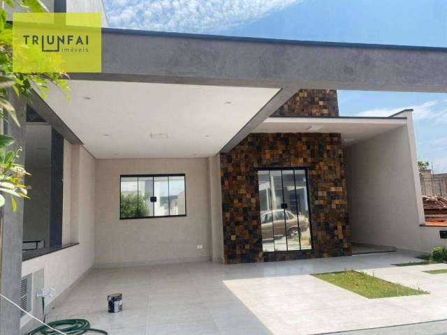 Casa com 3 dormitórios à venda, 120 m² por R$ 655.000 - Condomínio Horto Florestal Villagio - Sorocaba/SP