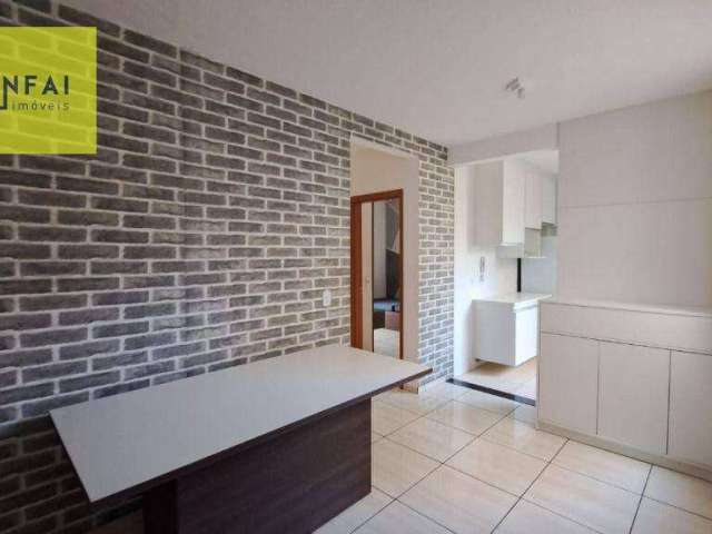 Apartamento com 1 dormitório à venda, 46 m² por R$ 250.000,00 - Caguaçu - Sorocaba/SP