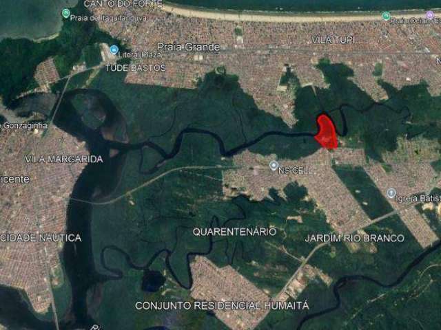 Área à venda, 292.814,79 m² por R$ 52.706.662 - Samaritá - São Vicente/SP