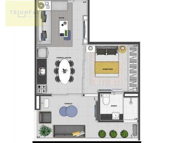 Apartamento residencial à venda, Parque Campolim, Sorocaba.