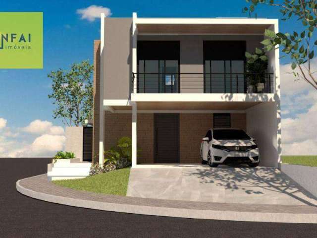 Casa com 3 dormitórios à venda, 168 m² por R$ 1.033.000,00 - Condomínio Terras de São Francisco - Sorocaba/SP