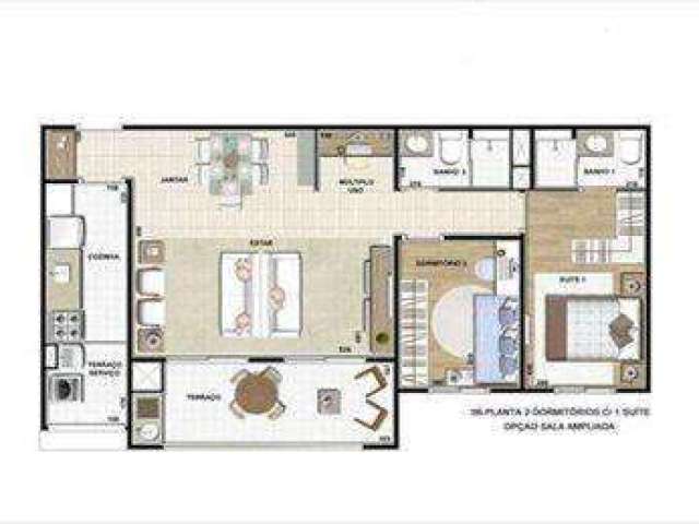 Apartamento com 2 quartos à venda na R CORREGIO, Conjunto Residencial Morumbi, São Paulo, 84 m2 por R$ 330.000