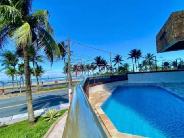 Apartamento em frente ao mar, no residencial joão orisaka, na praia grande - sp