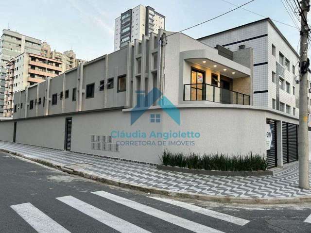 Casa em condomínio fechado com 2 quartos à venda na Avenida Presidente Kennedy, 5800, Tupi, Praia Grande, 52 m2 por R$ 380.000