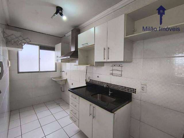 Apartamento 2 dormitórios para locação, 47 m²- Condomínio Parque Sicília- Vossoroca - Votorantim/SP