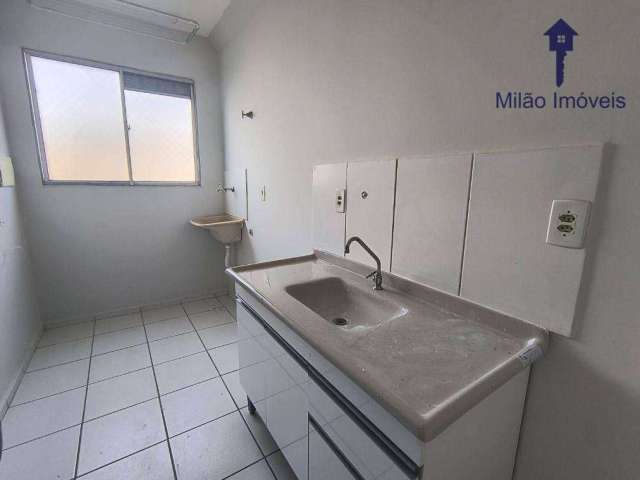 Apartamento 2 dormitórios para locação, 49 m² - Condomínio Parque Sicília - Vossoroca - Votorantim/SP