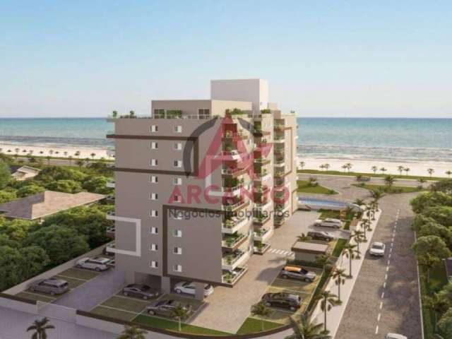 Apartamento 2 dormitórios frente mar em massaguaçu caraguatatuba lançamento