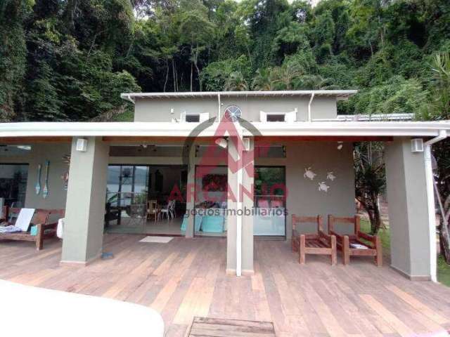 Maravilhosa casa no itagua com vista para o mar em ubatuba-sp