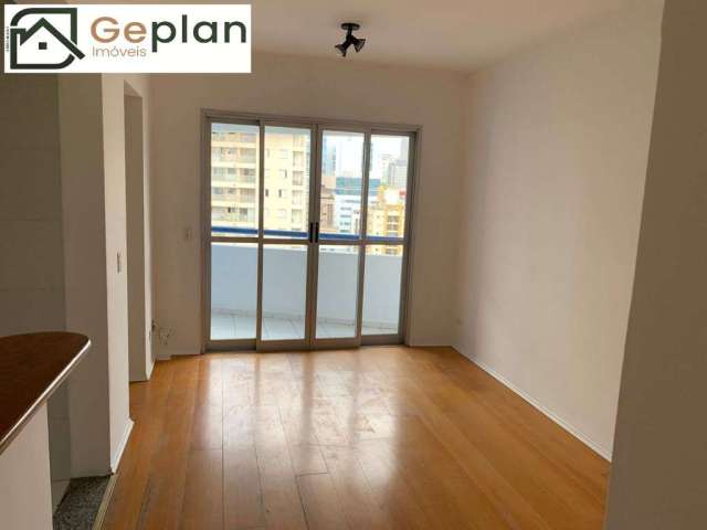 Excelente Apt° na Consolação, 1 dorm, 1 vaga, sala, coz, varanda, 50m²