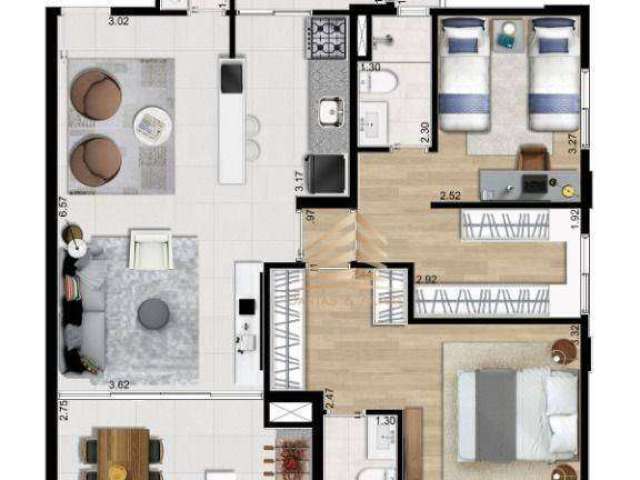 Apartamento à venda, 98 m² por R$ 1.038.310,00 - Centro - Guarulhos/SP