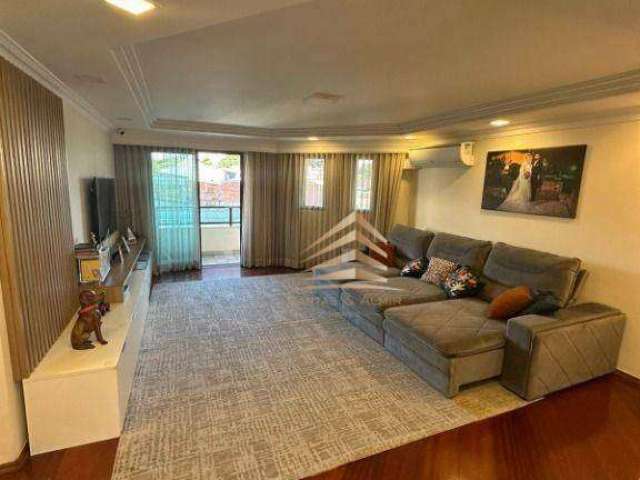 Apartamento 170m² com 3 dormitórios sendo 3 suítes, 3  varandas, 2 vagas à venda, por R$ 1.050.000 - Vila Galvão - Guarulhos/SP