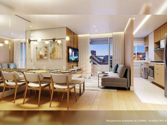 Apartamento com 2 dormitórios à venda, 55 m² por R$ 414.260,00 - Vila Rosália - Guarulhos/SP
