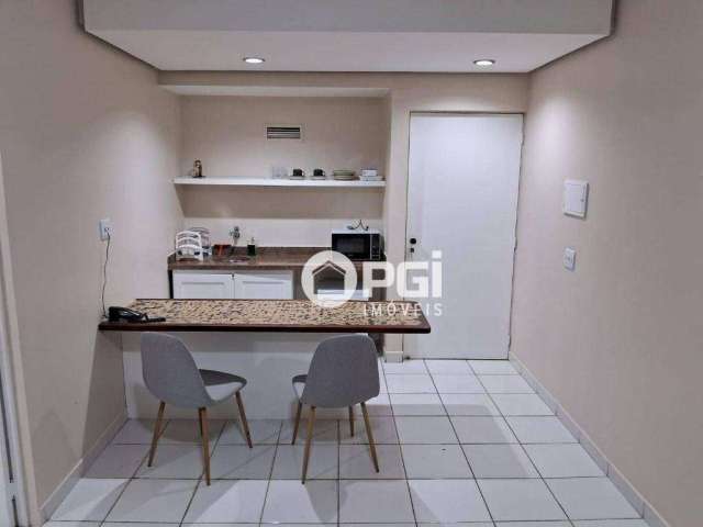 Flat com 1 dormitório para alugar, 50 m² por R$ 3.100,00/mês - Centro - Ribeirão Preto/SP