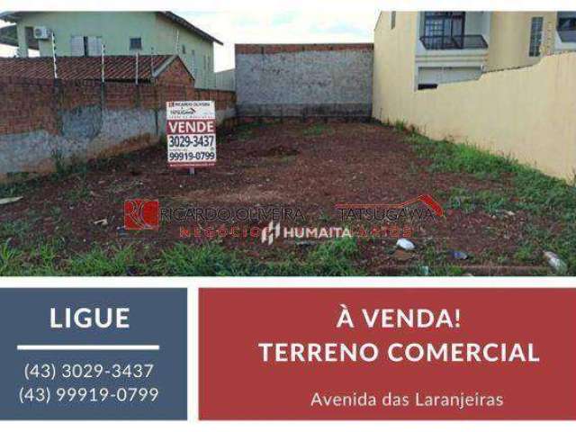 Terreno à venda, 250 m² por R$ 230.000,00 - Marumbi - Londrina/PR