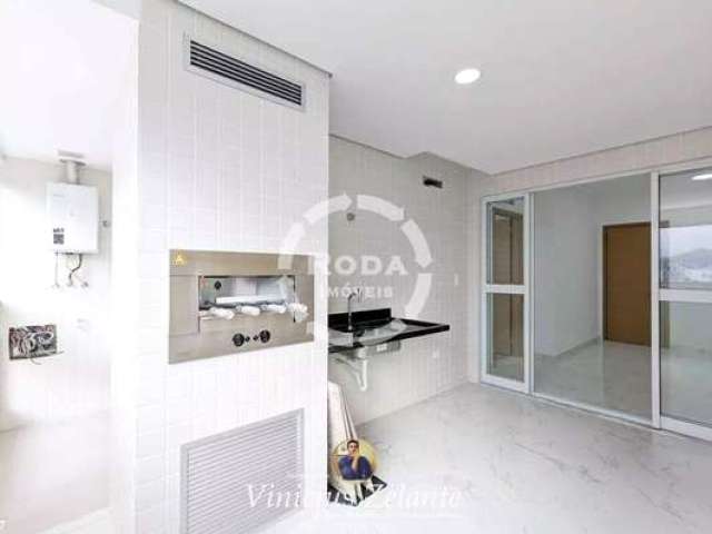 Apartamento para locação no Boqueirão, Santos - SP: 2 quartos, 1 suíte, 2 salas, 2 banheiros, 1 vaga, 80m²!