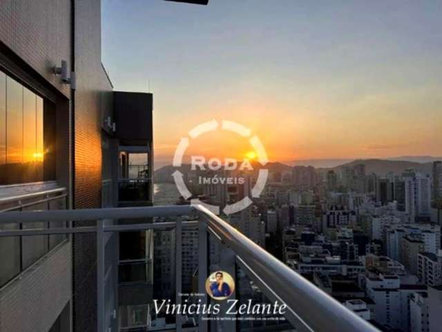 Cobertura de Luxo à Venda em Santos-SP, Bairro Boqueirão: 4 Quartos, 4 Suítes, 3 Salas, 6 Banheiros, 4 Vagas, 277m².