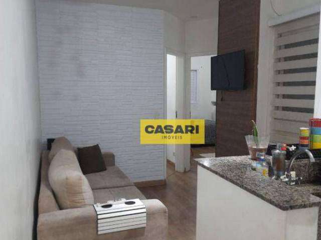 Apartamento com 2 dormitórios à venda, 40 m² - Vila Lutécia - Santo André/SP