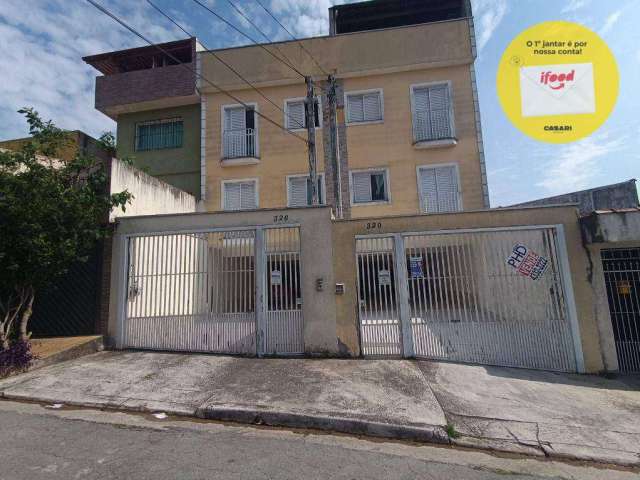 Apartamento com 2 dormitórios à venda, 45 m² - Jardim Santo André - Santo André/SP