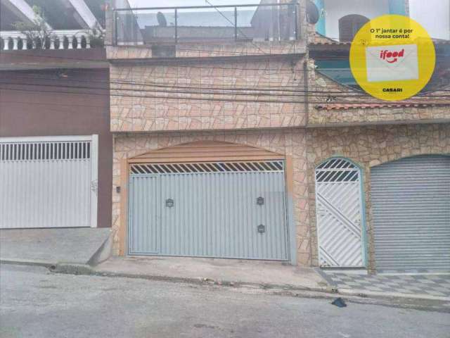 Sobrado com 2 dormitórios à venda, 118 m² - Jardim Santo André - Santo André/SP