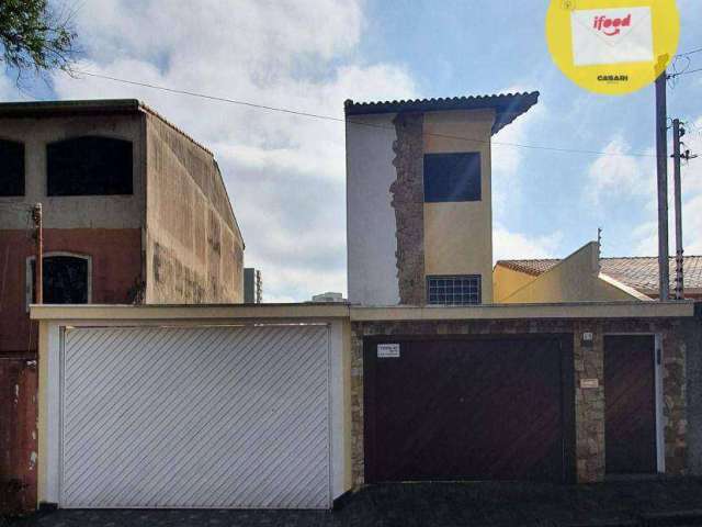 Sobrado com 3 dormitórios, 202 m² - venda ou aluguel - Vila Floresta - Santo André/SP