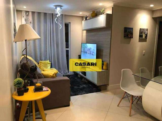 Apartamento com 3 dormitórios à venda, 60 m² - Parque Erasmo Assunção - Santo André/SP