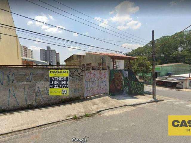 Terreno à venda, 515 m² por R$ 1.500.000,00 - Baeta Neves - São Bernardo do Campo/SP