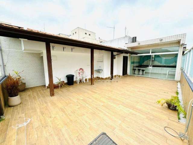 Cobertura com 3 dormitórios, 170 m² - venda por R$ 850.000,00 ou aluguel por R$ 4.500,00/mês - Pitangueiras - Guarujá/SP