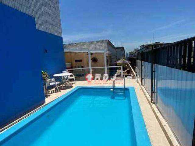 Cobertura com 3 dormitórios à venda, 209 m² por R$ 1.680.000,00 - Ponta da Praia - Santos/SP