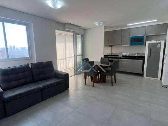 Apartamento mobiliado com 1 dormitório para alugar, 45 m² por R$ 4.600/mês - ACQUA PARK BETHAVILLE. - Barueri/SP