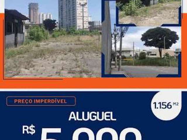 Terreno para alugar, 1156 m² por R$ 5.836,00/mês - Vila Augusta - Guarulhos/SP