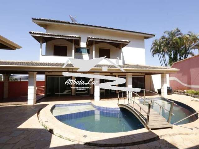 CASA NO CONDOMÍNIO PARQUE DAS GARÇAS - ATIBAIA - SP. 3 suítes, sala ampla, piscina, área gourmet