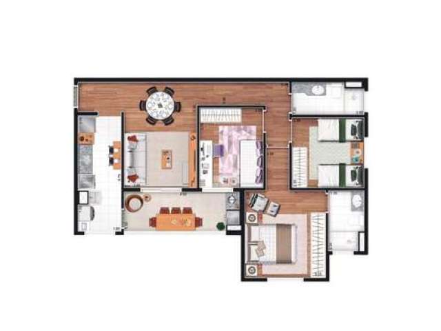 Apartamento à venda, 81 m² por R$ 426.600,00 - Esplanada Independência - Taubaté/SP