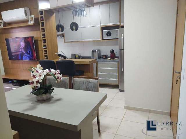 Lindo apartamento mobiliado para venda no Pq Sao Sebastiao, Cond. Due Fratelli, 2 dormitorios, varanda, 56 m2, portaria 24h e lazer completo no condom