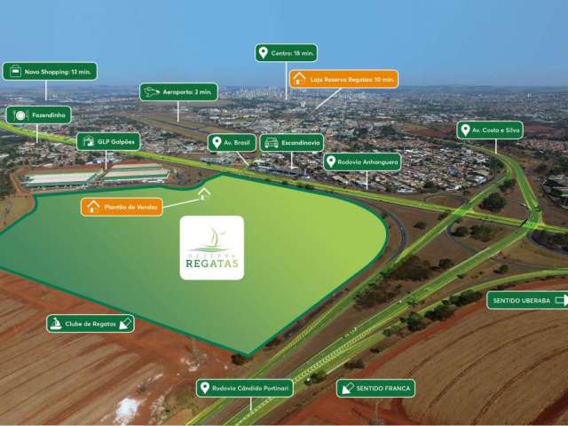 Terreno misto, residencial e comercial para venda na Zona Norte nas margens da Rodovia Anhanguera, Reserva Regatas, lote com 172 m2