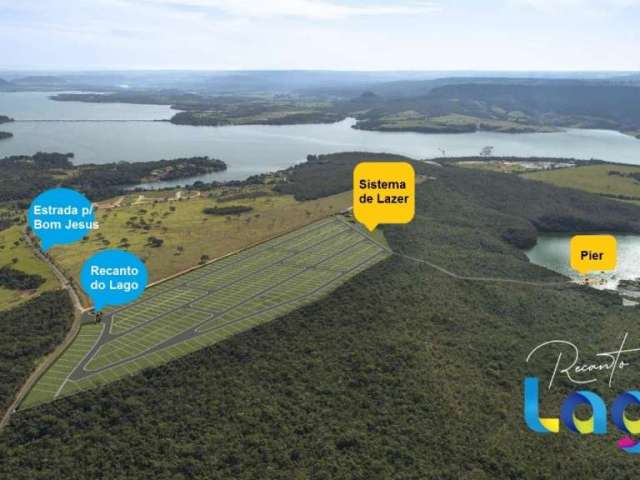 Lote para venda em Condominio fechado em Rifaina-SP, Condominio Recanto do Lago, lote de ilha com 360 m2, medindo 12 x 30 m, lazer completo no condomi