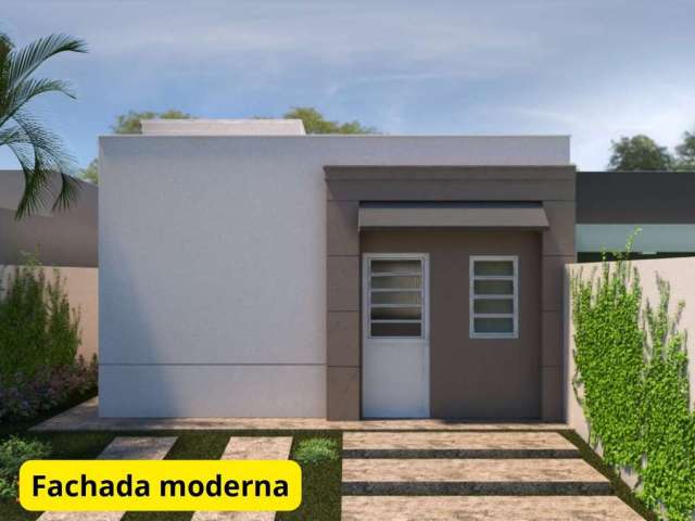 Casa nova para venda na Zona Leste de Ribeirão Preto no Parque das Gaivotas, 2 dormitorios sendo 1 suite, varanda em 150 m2 de área total