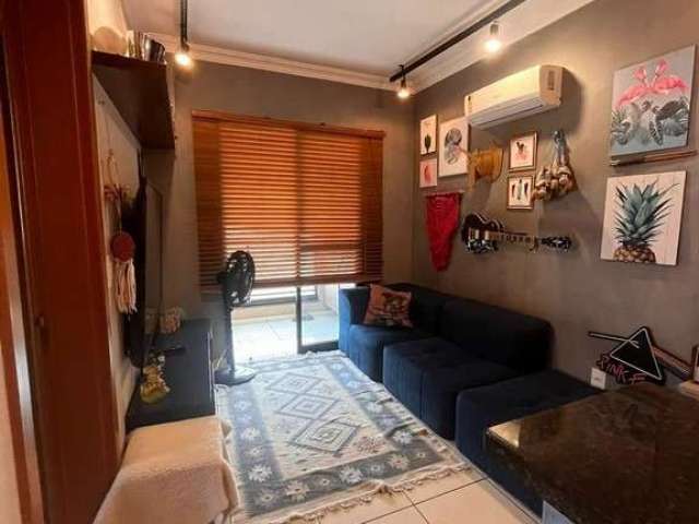 Lindo apartamento mobiliado para locação no Jd Palma Travassos, Ed. Rio Madeira, 1 dormitorio, varanda gourmet em 39 m2 privativos