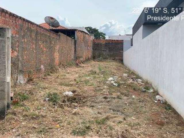 Oportunidade. Terreno para venda em Presidente Prudente-SP, na Vila Operaria, area do terreno 137 m2