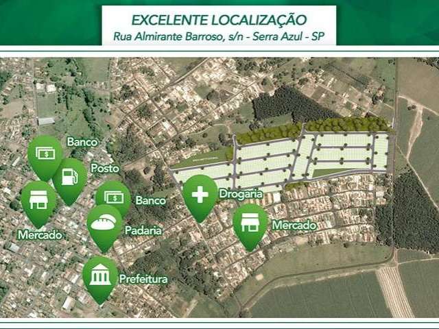 Lote para venda em Serra Azul no Jardim Botanico, com 200 m2 medindo 10 x 20 m, pronto para construir, loteamento ja consolidado na cidade