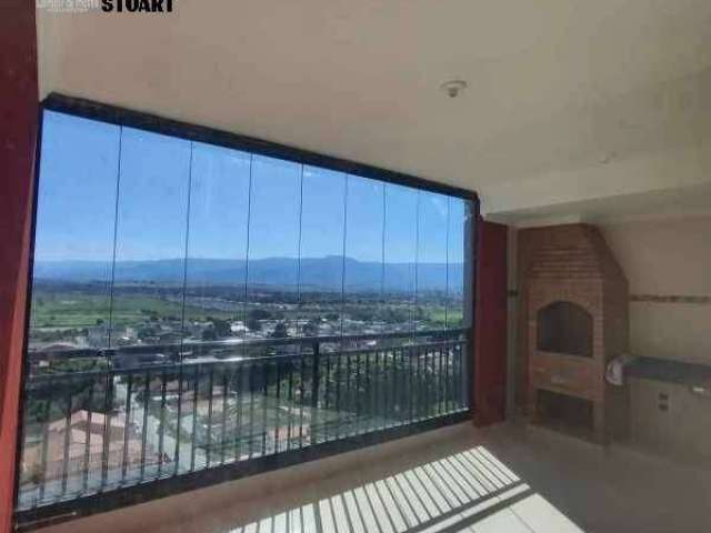 Lindo apartamento de 109 m2 com varanda gourmet e vista para Serra.