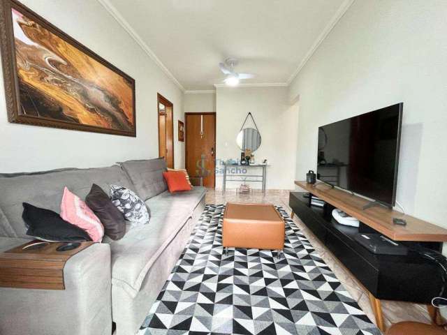 Apartamento com 1 quarto à venda na Rua Panamá, 706, Guilhermina, Praia Grande, 69 m2 por R$ 320.000