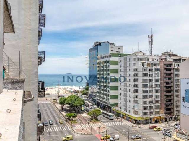 Copacabana - 3 quartos, 120m², vista mar