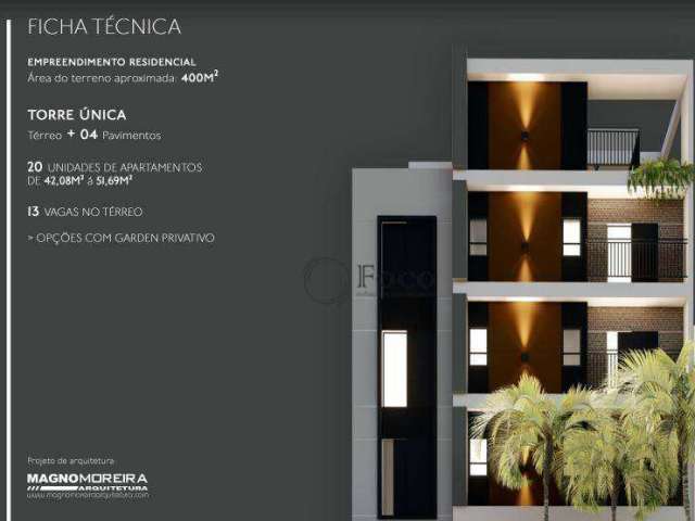Apartamento à venda, 44 m² por R$ 355.000,00 - (Zona Norte) Barro Branco - São Paulo/SP