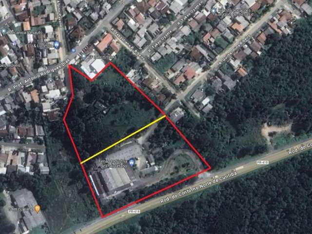 Duas areas industrial e residencial